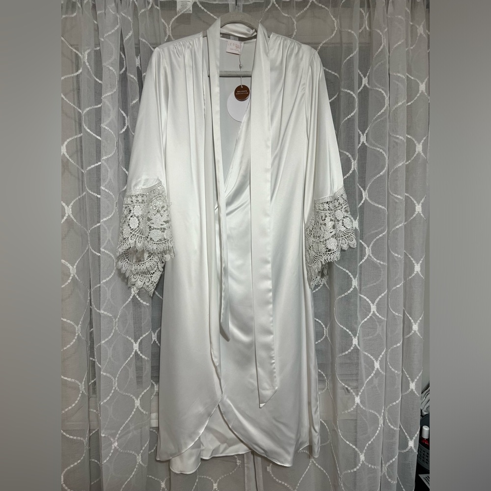 Getting ready robe for bride